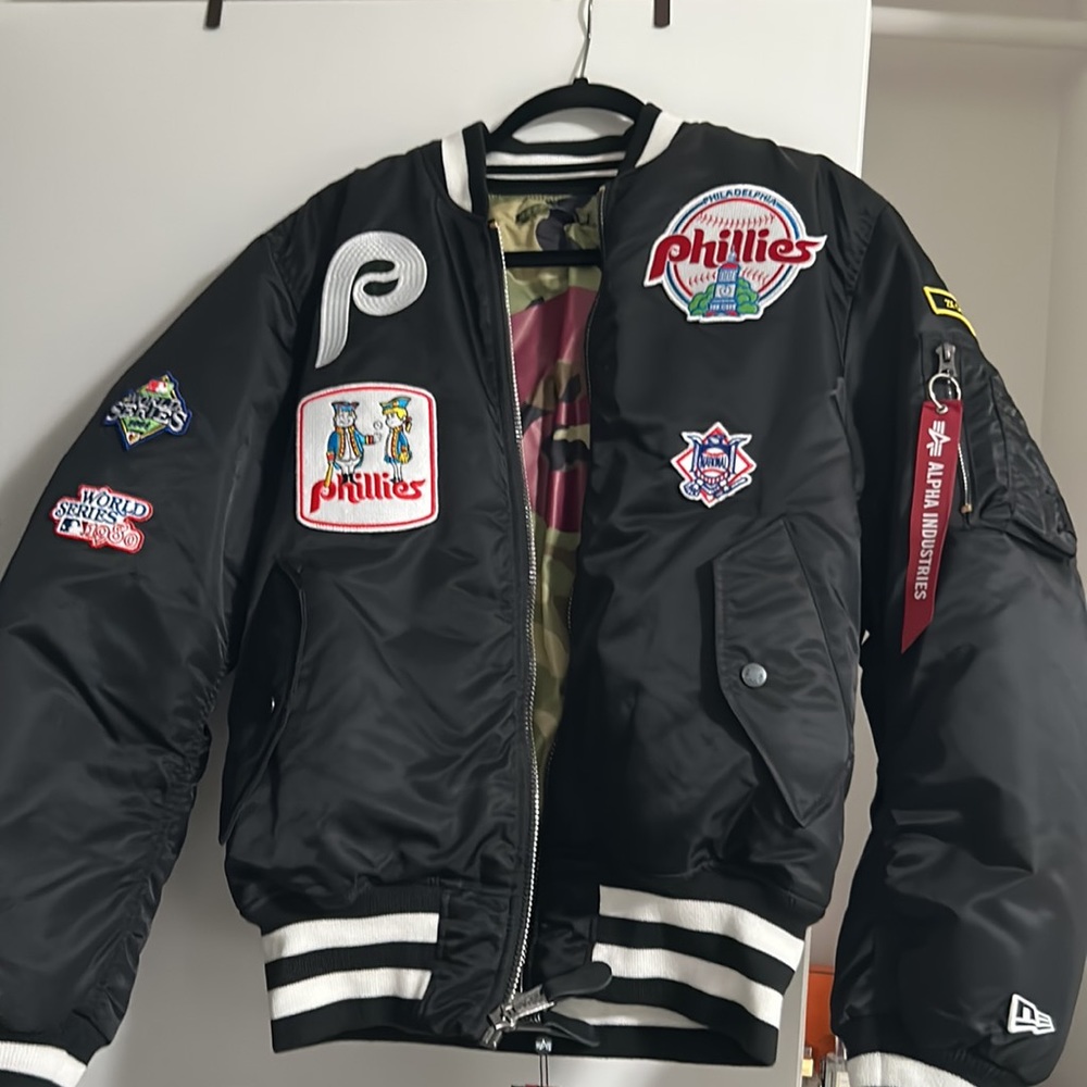 Alpha industries Phillies bomber jacket